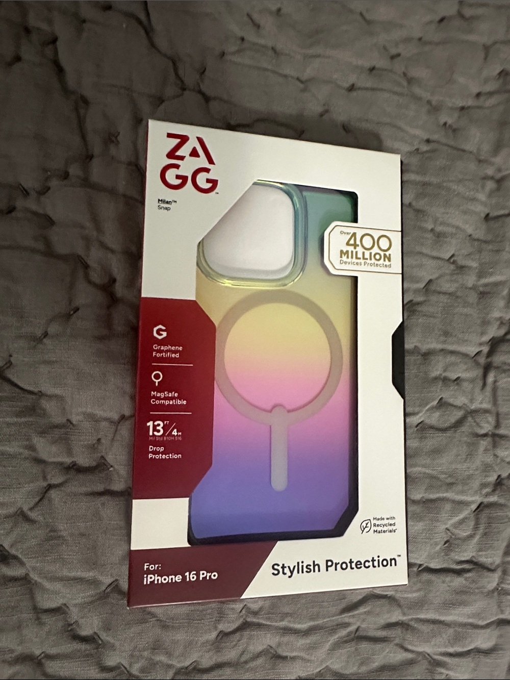 ZAGG Milan Snap MagSafe Case for iPhone 16 Pro — Pastel Gradient